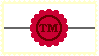 Stamp of a folded sheet of paper with a red wax seal, bearing the letters TM, as in the Taskmaster logo