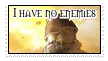 stamp featuring art from Vinland Saga with the text 'I have no enemies'.